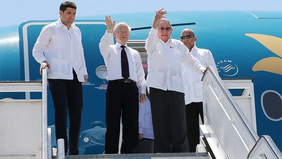 Tổng Bí thư Nguyễn Phú Trọng và Chủ tịch Cuba thăm Santiago De Cuba
