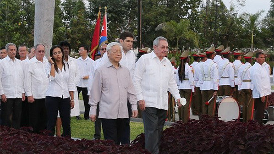 Tổng Bí thư Nguyễn Phú Trọng và Chủ tịch Cuba thăm Santiago De Cuba