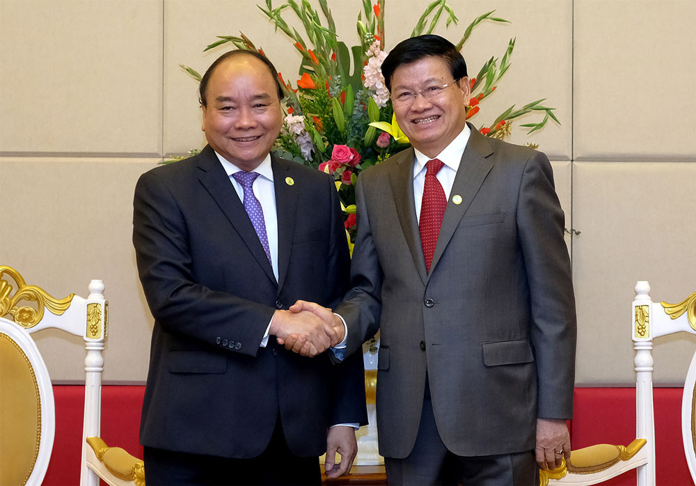 Thủ tướng Nguyễn Xuân Phúc tiếp Thủ tướng Campuchia, Lào