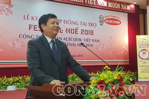 Công ty cổ phần Acecook Việt Nam - Nhà tài trợ vàng Festival Huế 2018