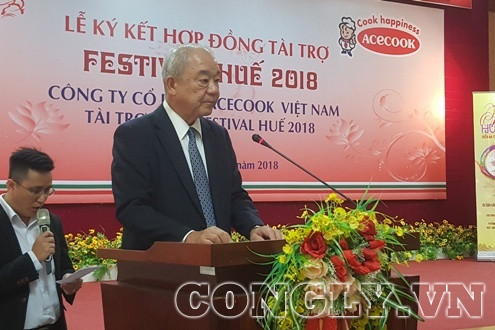 Công ty cổ phần Acecook Việt Nam - Nhà tài trợ vàng Festival Huế 2018