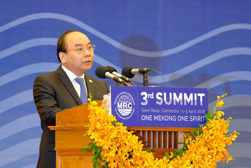 Thủ tướng đề nghị MRC tập trung cho sử dụng công bằng, hợp lý nước Mekong