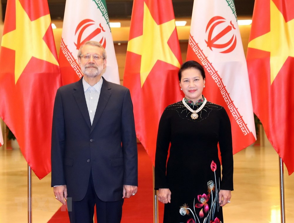 Chủ tịch Quốc hội Nguyễn Thị Kim Ngân hội đàm với Chủ tịch Quốc hội Iran