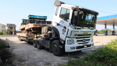 Xử phạt Công ty vận tải cơ giới Hải Sơn hơn 77 triệu đồng do chở quá tải