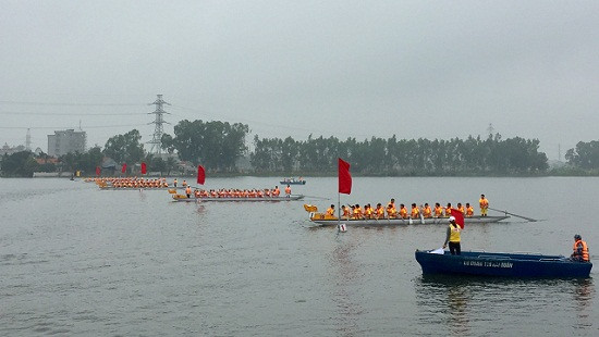 300 vận động viên tham gia Giải đua thuyền Rồng Hải Phòng 2018