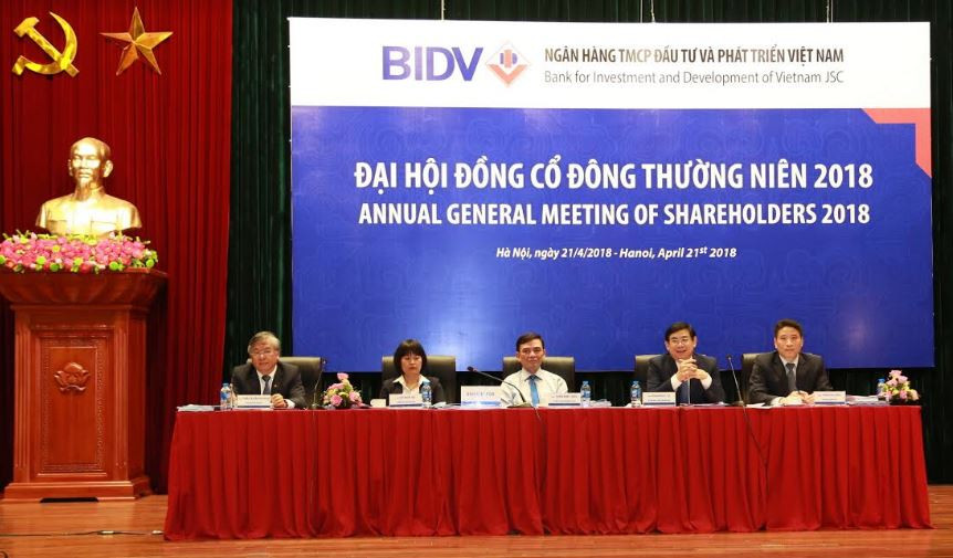 BIDV tổ chức Đại hội đồng cổ đông thường niên năm 2018