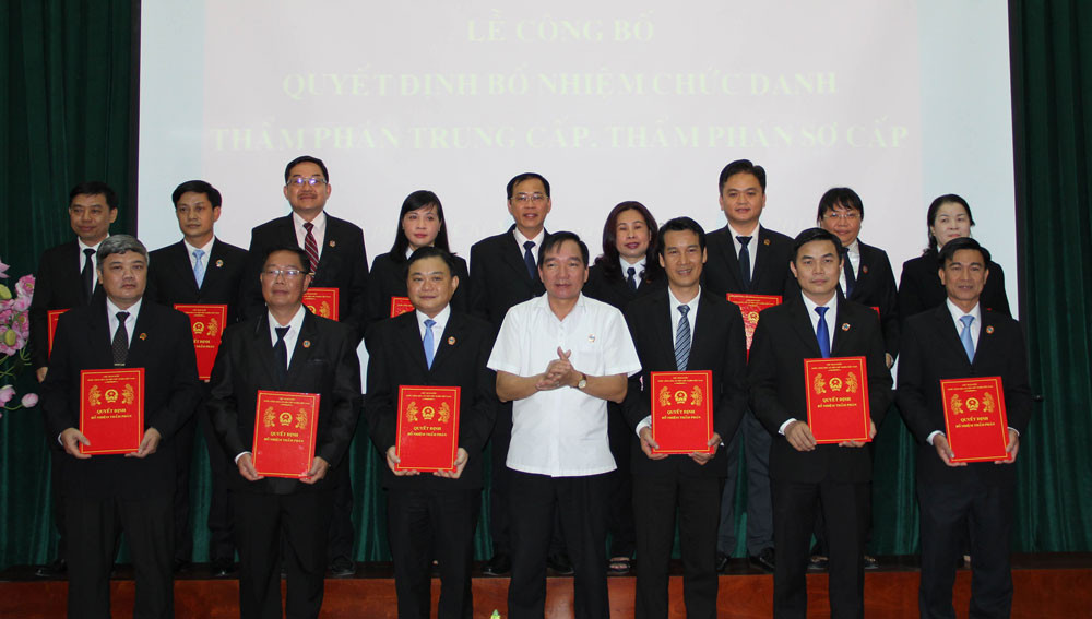 TAND Tp Hồ Chí Minh: Công bố và trao quyết định bổ nhiệm 81 Thẩm phán