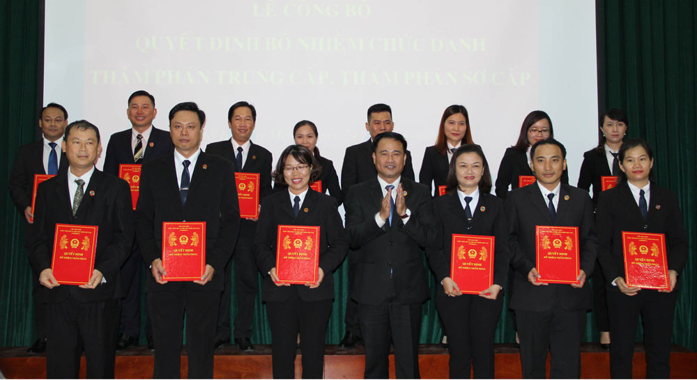 TAND Tp Hồ Chí Minh: Công bố và trao quyết định bổ nhiệm 81 Thẩm phán