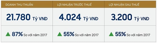 Novaland đặt mục tiêu tăng 87% doanh thu thuần và 55% lợi nhuận so với năm 2017 