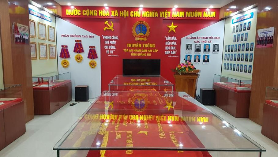TAND hai cấp tỉnh Quảng Trị khánh thành phòng truyền thống