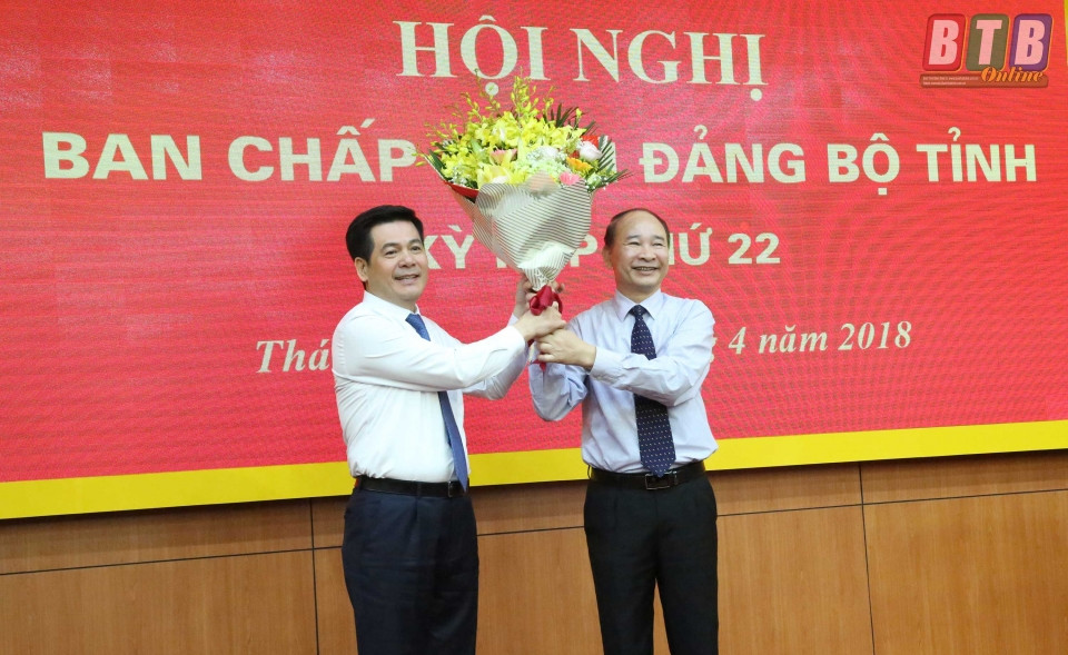 Ông Nguyễn Hồng Diên được bầu làm Bí thư Tỉnh ủy Thái Bình