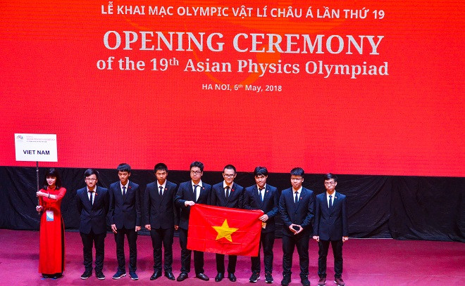 25 quốc gia tham gia kỳ thi Olympic Vật lí Châu Á lần thứ 19