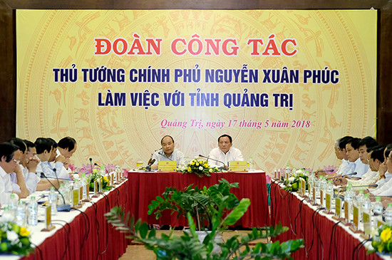Thủ tướng: Quảng Trị cần phát huy thành quả bước đầu quan trọng để tiến lên