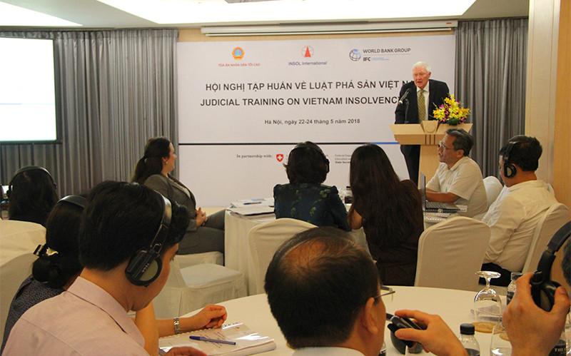 Hội nghị tập huấn về Luật Phá sản Việt Nam dành cho các Thẩm phán