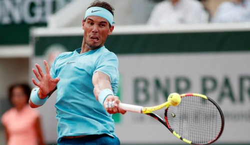 Rafael Nadal được ATP ví như cơn sóng thần tại Roland Garros năm nay. Ảnh: Reuters.