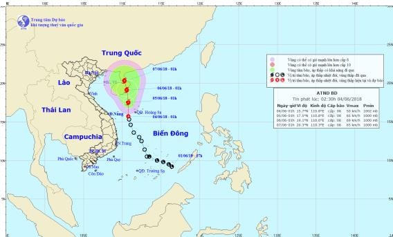 Áp thấp nhiệt đới gây mưa lớn cho các tỉnh miền Trung