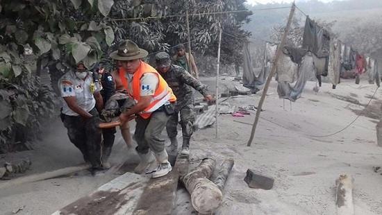 Thảm họa núi lửa Guatemala, ít nhất 65 người thiệt mạng