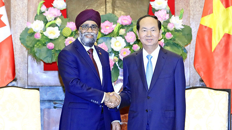 Việt Nam-Canada: Đưa quốc phòng an ninh thành trụ cột trong quan hệ 2 nước Việt Nam-Canada: Đưa quốc phòng an ninh thành trụ cột trong quan hệ 2 nước