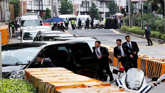 Nhà lãnh đạo Triều Tiên Kim Jong-un đã tới Singapore