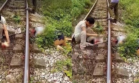 Băng qua đường sắt, một người đàn ông bị tông đứt lìa đầu