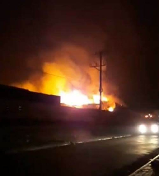 Cháy lớn tại KCN Thụy Vân, nhiều tài sản bị thiêu rụi