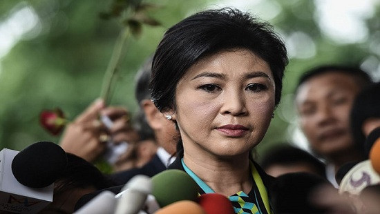 Cựu Thủ tướng Yingluck lần đầu lên tiếng sau khi rời khỏi Thái Lan