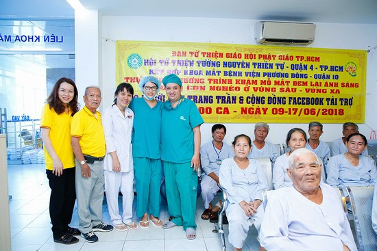 Trang Trần giúp đỡ 200 ca mổ mắt miễn phí cho người nghèo