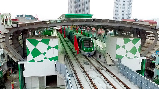 Tàu điện tuyến Cát Linh - Hà Đông sẽ chạy thử vào tháng 8/2018