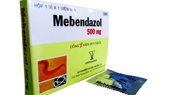 Thu hồi thuốc tẩy giun Mebendazol kém chất lượng