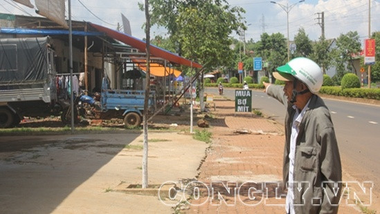 Đắk Nông: Dân tố Trưởng phòng Tài chính và Kế hoạch huyện chiếm dụng đất