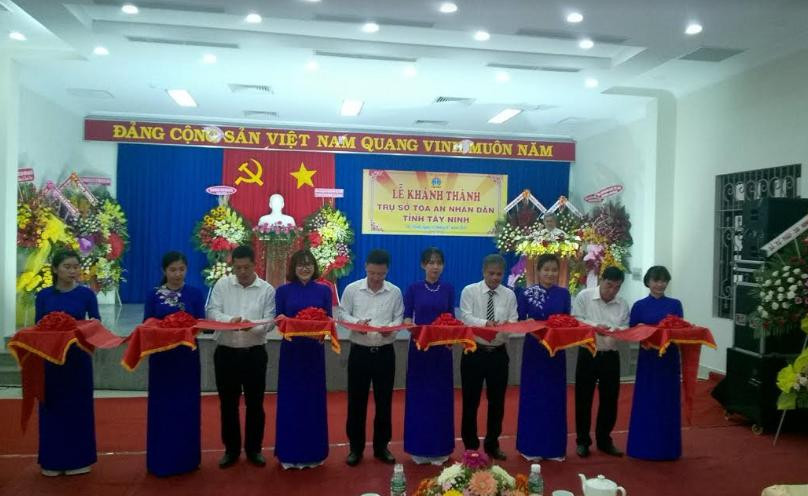TAND tỉnh Tây Ninh tổ chức Lễ khánh thành trụ sở mới