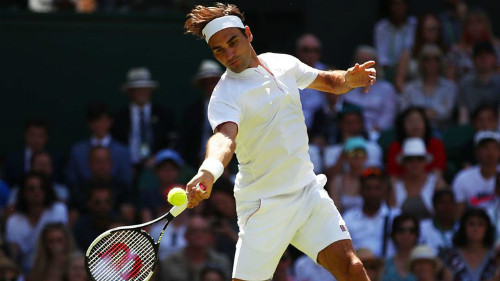 Roger Federer có khởi đầu thần tốc trong năm thứ 20 dự Wimbledon. Ảnh: Sky Sports.