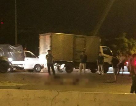 Va chạm với xe container đôi nam nữ bị cán tử vong tại chỗ