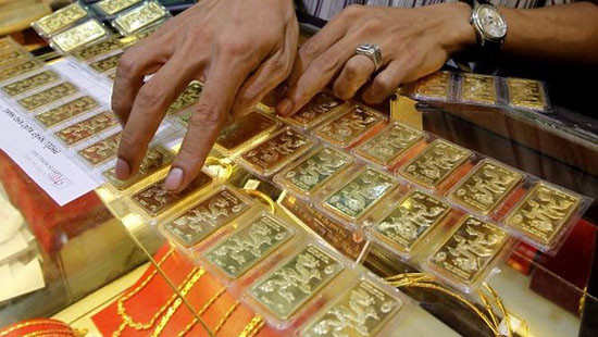 Giá vàng trong nước đi lên trong phiên đầu tuần