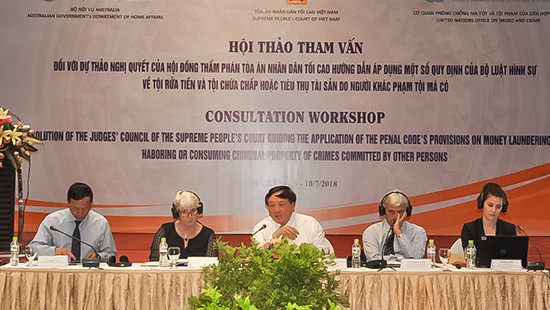 Hội thảo tham vấn Dự thảo Nghị quyết của Hội đồng Thẩm phán TANDTC 