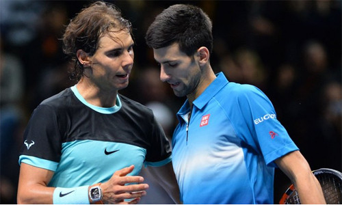 Djokovic chạm trán Nadal là trận chiến kinh điển của làng banh nỉ. Ảnh: Reuters.