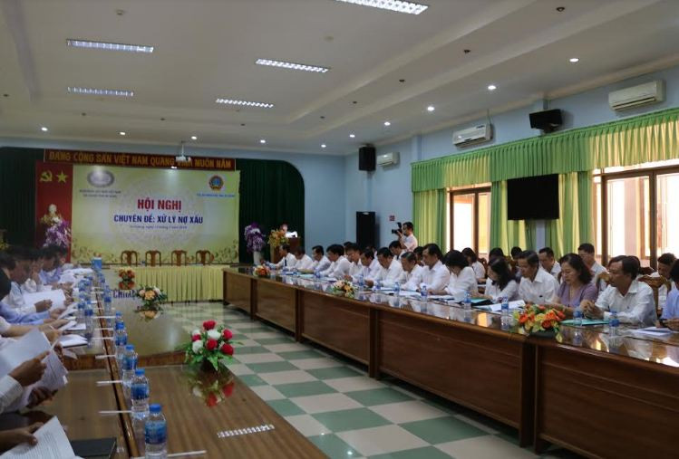 TAND tỉnh An Giang và NHNN chi nhánh An Giang tổ chức hội nghị chuyên đề xử lý nợ xấu