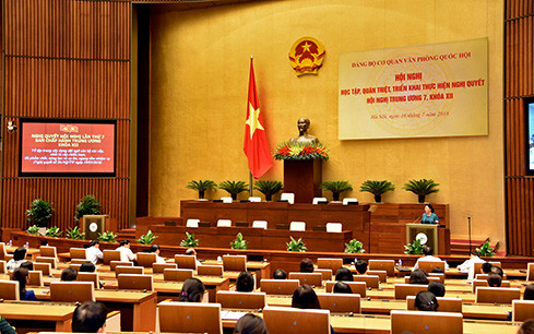 Chủ tịch Quốc hội quán triệt Nghị quyết Trung ương 7 về công tác cán bộ 