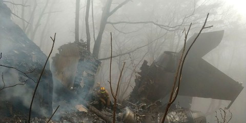 Rơi máy bay quân sự tại Hàn Quốc làm 5 người thiệt mạng