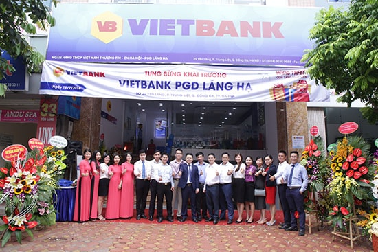 Vietbank khai trương trụ sở mới PGD Láng Hạ