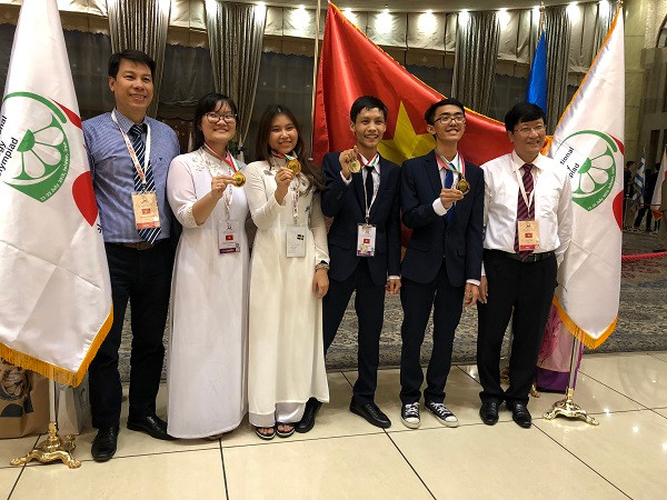 Việt Nam giành 3 huy chương vàng Olympic môn Sinh học