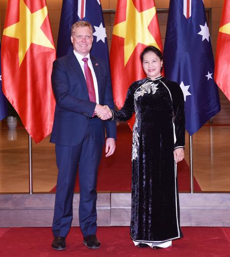 Việt Nam-Australia: Tăng cường quan hệ hợp tác giữa hai cơ quan lập pháp