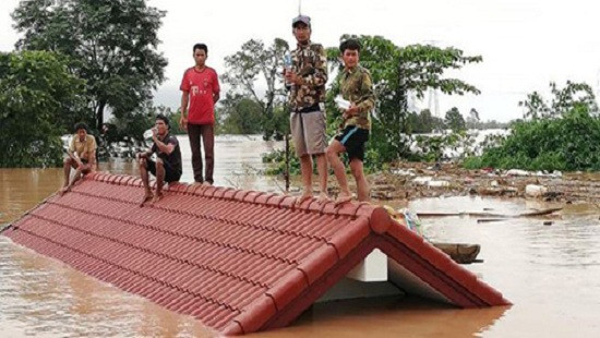 Vỡ đập thủy điện tại Lào, hàng trăm người mất tích và thiệt mạng