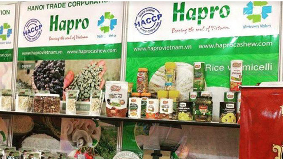 Hapro đạt danh hiệu doanh nghiệp xuất khẩu uy tín năm 2017
