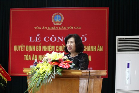 Bổ nhiệm Phó Chánh án TAND tỉnh Thanh Hóa