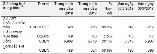 Lợi nhuận các lĩnh vực kinh doanh chính tăng 3 lần trong nửa đầu năm 2018 và MNS đang trên đà tăng trưởng trở lại