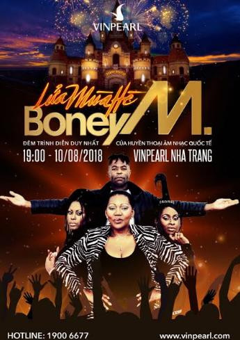 “Lửa mùa hè” - liveshow Boney M đầu tiên tại Việt Nam