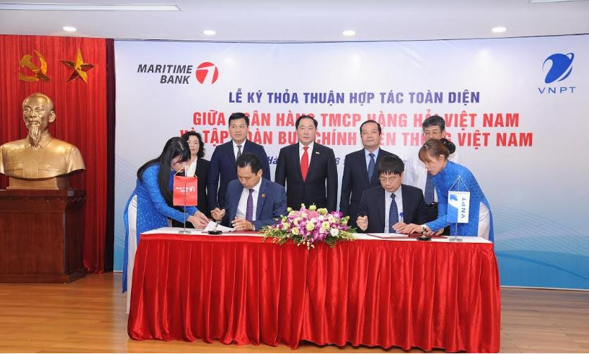 VNPT ký kết thỏa thuận hợp tác toàn diện với Ngân hàng TMCP Hàng hải Việt Nam