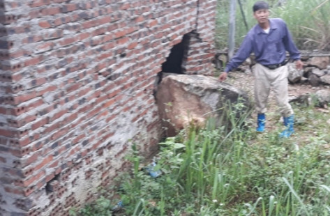 Nhà máy xi măng Long Sơn nổ mìn khai thác đá ảnh hưởng tới nhà dân