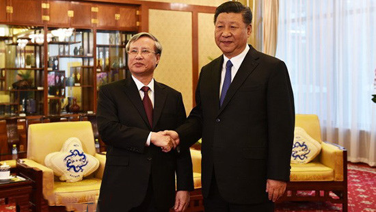 Thường trực Ban Bí thư Trần Quốc Vượng thăm Trung Quốc